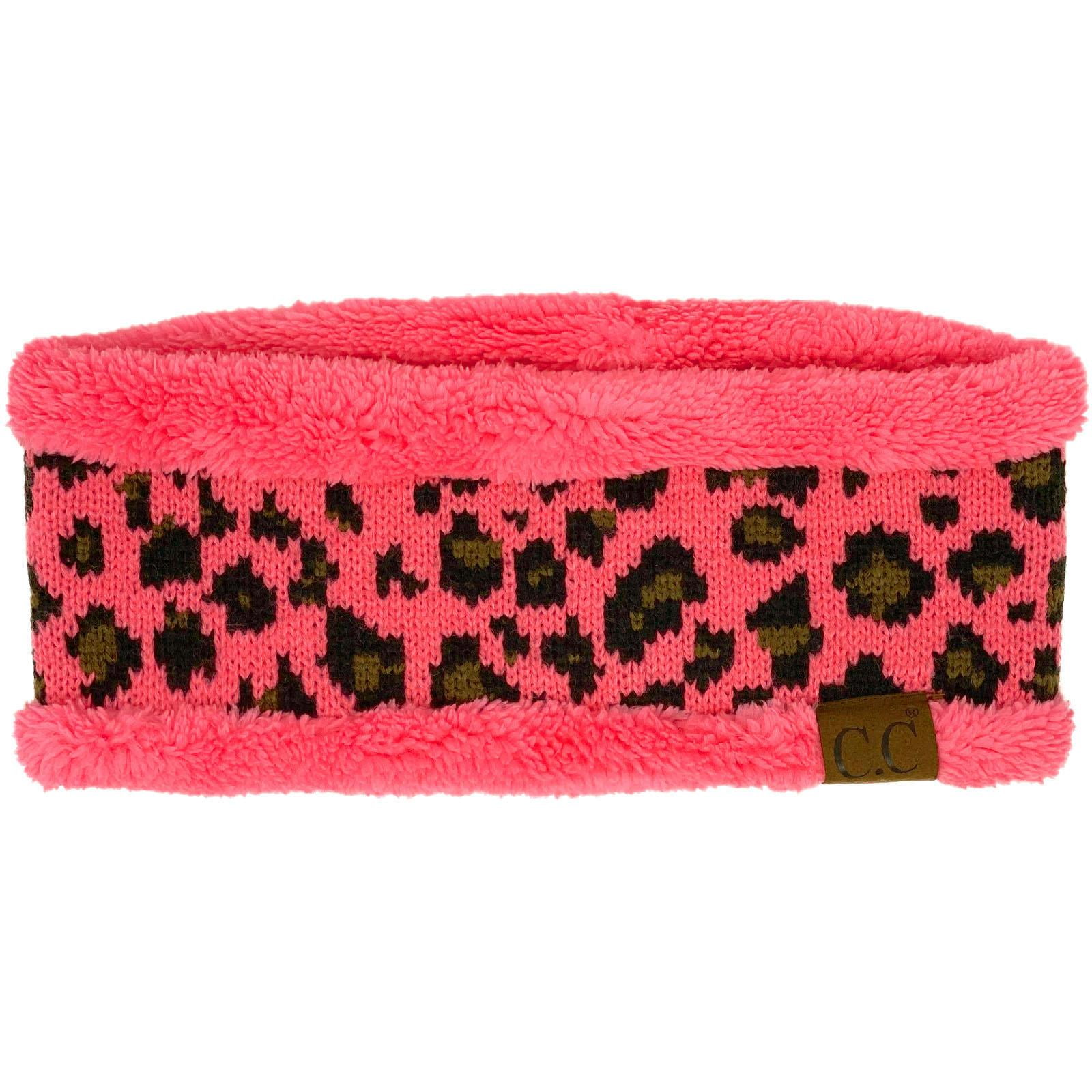 Dickies Fleece Headband Pink/Black