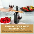 thumbnail image 2 of Kamsah Countertop Wine Holder - Elegant Wine Decor, Perfect Gift Idea, 2 of 6
