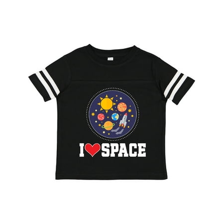 

Inktastic I Love Space Rocket Ship Gift Toddler Boy or Toddler Girl T-Shirt
