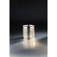 thumbnail image 2 of 6" Metallic Gold and Clear Striped Cylindrical Glass Tabletop Decoration, 2 of 2
