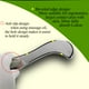 thumbnail image 5 of Herramienta raspadora muscular Gua Sha BYYDDIY de acero inoxidable, 5 of 7