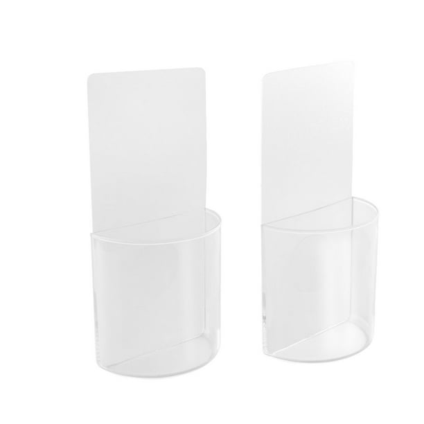 Billuyoard Estuche de almacenamiento de 2 paquetes, soporte de Control remoto montado en la pared, organizador multimedia multiusos para bolígrafos, Organizadores de utensilios de cocina Billuyoard HA060490-00