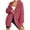 Pink, variant on Bowake Women's Casual Fuzzy Jacket Open Front Hooded Cardigan Long Sleeve Fleece Coat Outerwear with Pocket