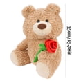 thumbnail image 3 of RyanK Valentine'S Day Gifts Valentine'S Day Decorations Rose Bear Valentine's Day Confession Doll Toy For Children And Girls Rose Bundle 13.78in, 3 of 5