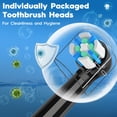 thumbnail image 6 of 12 Count Electric Toothbrush Replacement Heads Compatible with Oral B iO 2/3/4/5/6/7/8/9/10, Medium Bristles for Gentle Gum Care, Toothbrush Refill Heads, Deep Cleaning Rotating Powerhead, White, 6 of 7