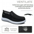 thumbnail image 3 of Men's Casual Slip On Sneakers Canvas Comfortable Breathable Outdoor Non-Slip Durable Shoes Black 12 US, 3 of 7