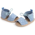 thumbnail image 6 of Baby Boys Girls 2 Straps Summer Dress Sandals Infant Shoes Soft Sole Breathable First Walker Newborn Shoes, 6 of 6