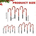 thumbnail image 3 of ​​ZCSKFIN 5-Pack Flickering Christmas Candy Cane Lights for Outdoor and Indoor Decoration, Warm White LED Stake Lights for Pathway, Garden, and Festive Holiday Landscape Lighting Displays​​, 3 of 9