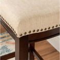 thumbnail image 5 of Home Square 2-Piece 30" Wood Bar Stool Set in Dark Walnut Brown, 5 of 10