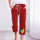 thumbnail image 3 of Pantalones de Mujer Casual Cintura Elástica con Impresión de Pascua, Sueltos Pantalones de Pierna Ancha Recta para Toda la Temporada, 3 of 3