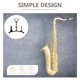 thumbnail image 4 of Soporte para saxofón alto Soporte para saxofón tenor Soporte plegable para saxofón Soporte para clarinete, 4 of 8