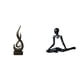 thumbnail image 1 of Escultura abstracta de fuego,Estatua de arte abstracto,adorno para decoración del hogar,Escultura de fuego moderna,coleccionable,regalo,Figura de escritorio,Escultura abstracta de pensador, 1 of 8