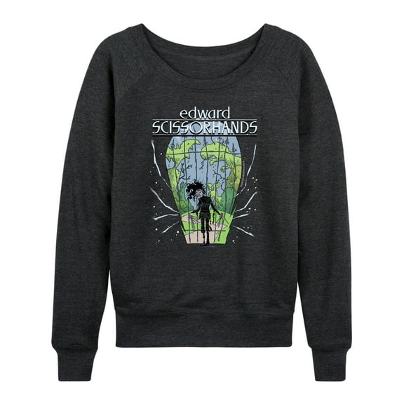 Edward Scissorhands - Comic Logo - Women's French Terry Long Sleeve Shirt
