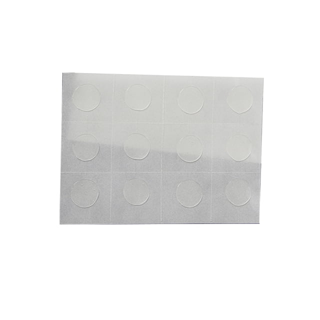 Yuarrent Pegamento punto transparente joyería blanco copos de nieve globo accesorio adhesivo cera sello pegatinas ventana colgante cinta rodillo Kits de decoración para fiestas 13mm20 Granos Yuarrent HA047885-02