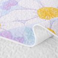 thumbnail image 5 of Erosebridal Groovy Floral Twin Quilt Set, Cute Flower Twin Coverlet Set, Pink Reversible, Pale Blue, 2-Piece (1 Bedspread and 1 Pillowcase), 5 of 7