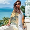 thumbnail image 6 of Kangaroo Translucent Chiffon Yarn Silk Scarf - Light Breathable Material - 180*73 Size - Elegant and Stylish Accessory for Women, 6 of 6