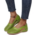 thumbnail image 2 of Women's Closed Toe Sandals Orthopedic Wedge Casual Hollow Out Flats with Arch Support Comfortable Orthotic Slip-On Walking Shoes Non Slip Breathable Sandals for Summer Beach Outdoor Daily Wear,41, 2 of 9