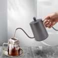 thumbnail image 3 of Verter sobre la Cafetera Caño Cafetera Profesional Capacidad de 600 Ml Hervidor de café con Cuello de Cisne de Acero Inoxidable Verter sobre el Hervidor para Cafetera de Viaje ANGGREK  Otros, 3 of 8