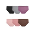 thumbnail image 5 of Fruit of the Loom Women's Seamless Underwear, No Show Panties, Multiple Styles, 4‑Way Stretch, 6-Pack, Sizes S-2XL, 5 of 11