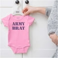 thumbnail image 5 of Army Brat Funny Military USA Child Romper Boys or Girls Infant Baby Brisco Brands 12M, 5 of 6