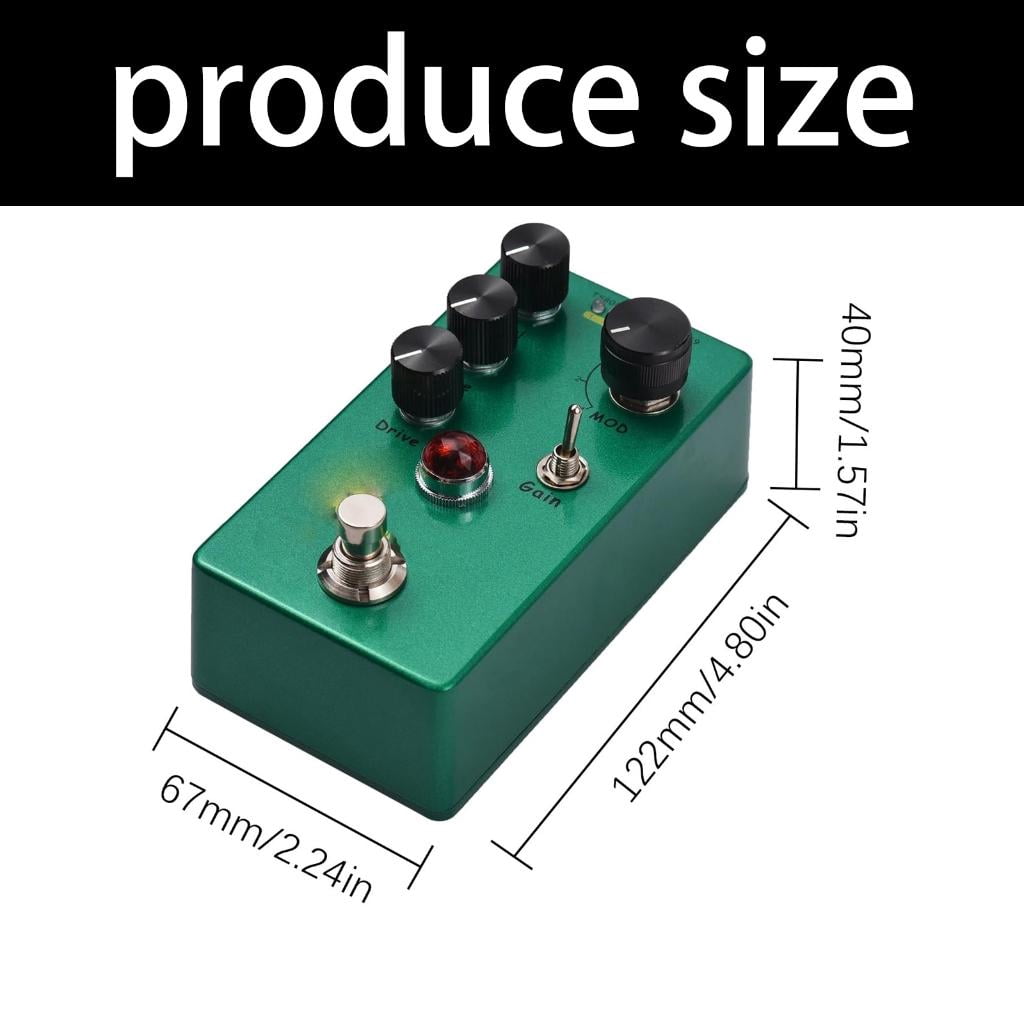 Metal Guitar Boosting Effect Pedal True Bypass Classical Sound Reproduction Tone/Drive Controller Guitar Accessories