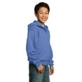 thumbnail image 4 of Port & Company ® - Youth Core Fleece Full-Zip Hooded Sweatshirt. PC90YZH, 4 of 6
