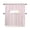 Pink, variant on Light Grey Swag Curtains for Kitchen Farmhouse Striped Modern Artwork Valances for Windows Rod Pocket Small Window Treatment Short Topper for Cafe Bedroom Bathroom Living Room Decor 56x36 Inch