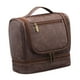 thumbnail image 3 of Bolsa de aseo colgante, bolsa de maquillaje, de cosméticos, portátil, de gran capacidad, multifuncional, bolsas de baño, impermeable para hombres color del té, 3 of 9