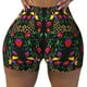 thumbnail image 2 of Fotbe Mexican Flower 2 Shorts Sin Costuras – Shorts Deportivos de Cintura Alta para Mujer, Elásticos para Gimnasio, Yoga, Running o Ciclismo-Small, 2 of 8