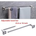 thumbnail image 2 of Pieces Matte Bathroom Hardware Accessories Set Hand Towel Bar Set Toilet Paper Holder Towel Ring Towel Rack Set Matte for Bathroom, 2 of 8