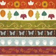 thumbnail image 3 of Charron, Veronique 15x15 Black Modern Framed Museum Art Print Titled - Autumn Otomi Pattern VII, 3 of 5