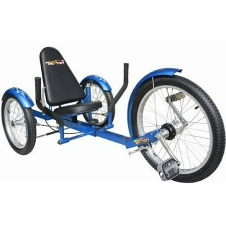 Blue 3 Three Wheeler Low Rider Riding Bicycle Bike Trike Tricycle for