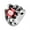 Red, variant on Men's and Women's Stainless Steel Vintage Punk Animals Openwork Design Dragon Claw Ring with Purple Gemstone Silver Size 10