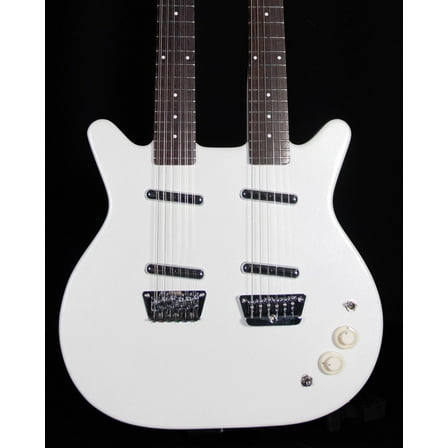 Danelectro 6/12 Doubleneck, White Pearl