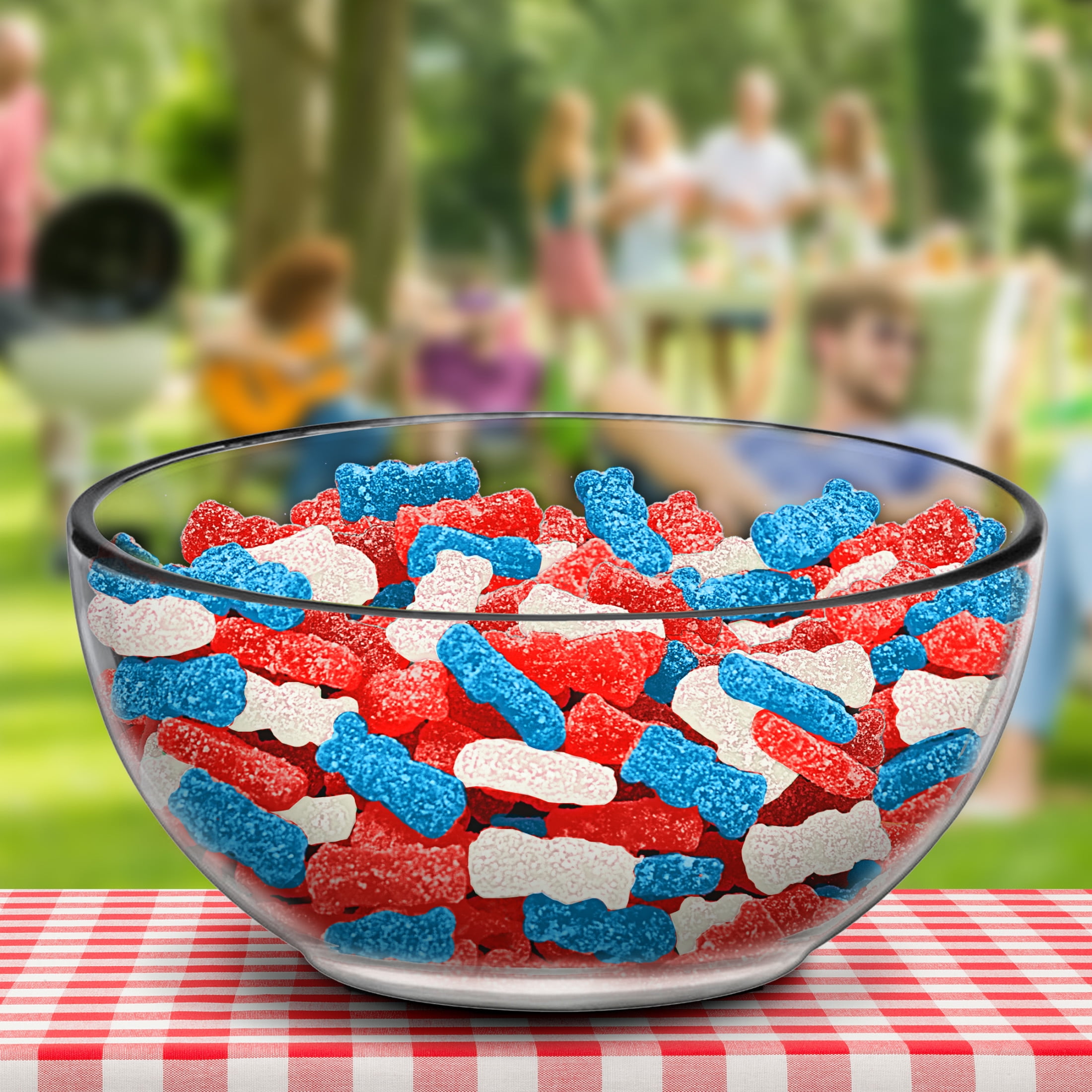 SOUR PATCH KIDS Red, White & Blue Soft & Chewy Gummy Candy, Bulk Candy, 1.8 lb