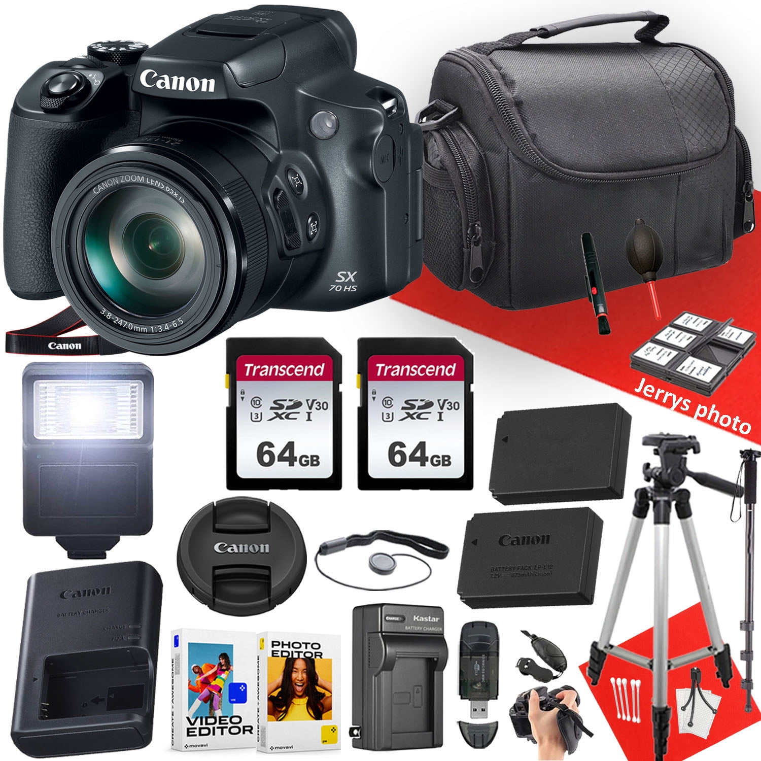 Canon PowerShot SX70 HS Digital Camera - Point Shoot Canon PowerShot SX70 HS Digital Camera - Point Shoot