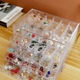 thumbnail image 2 of Boîte de Rangement de Bijoux Transparente Boîte de Rangement de Bijoux Transparente de Type Tiroir de Boîte à Bijoux Transparente de 5 Couches 120 Compartiments, 2 of 8