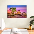 thumbnail image 3 of Elephant Stock Joshua Tree National Park Iv Wall Art - Horizontal Canvas Wall Art - Living Room Wall Decor - Places Canvas - Pink And Brown Decor By Susanne Kremer - 12" x 8", 3 of 8