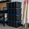 thumbnail image 4 of IRIS 27 Gal. Plastic Storage Bins with Lids, Latching Totes, Heavy Duty Containers 4Pk, 4 of 12