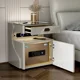 thumbnail image 4 of Cajón de escritorio, mesa de noche, sofá lateral, mesita de noche para sala de estar, diseño nórdico, armario de almacenamiento barato para dormitorio, mesitas de noche para el hogar, 4 of 4