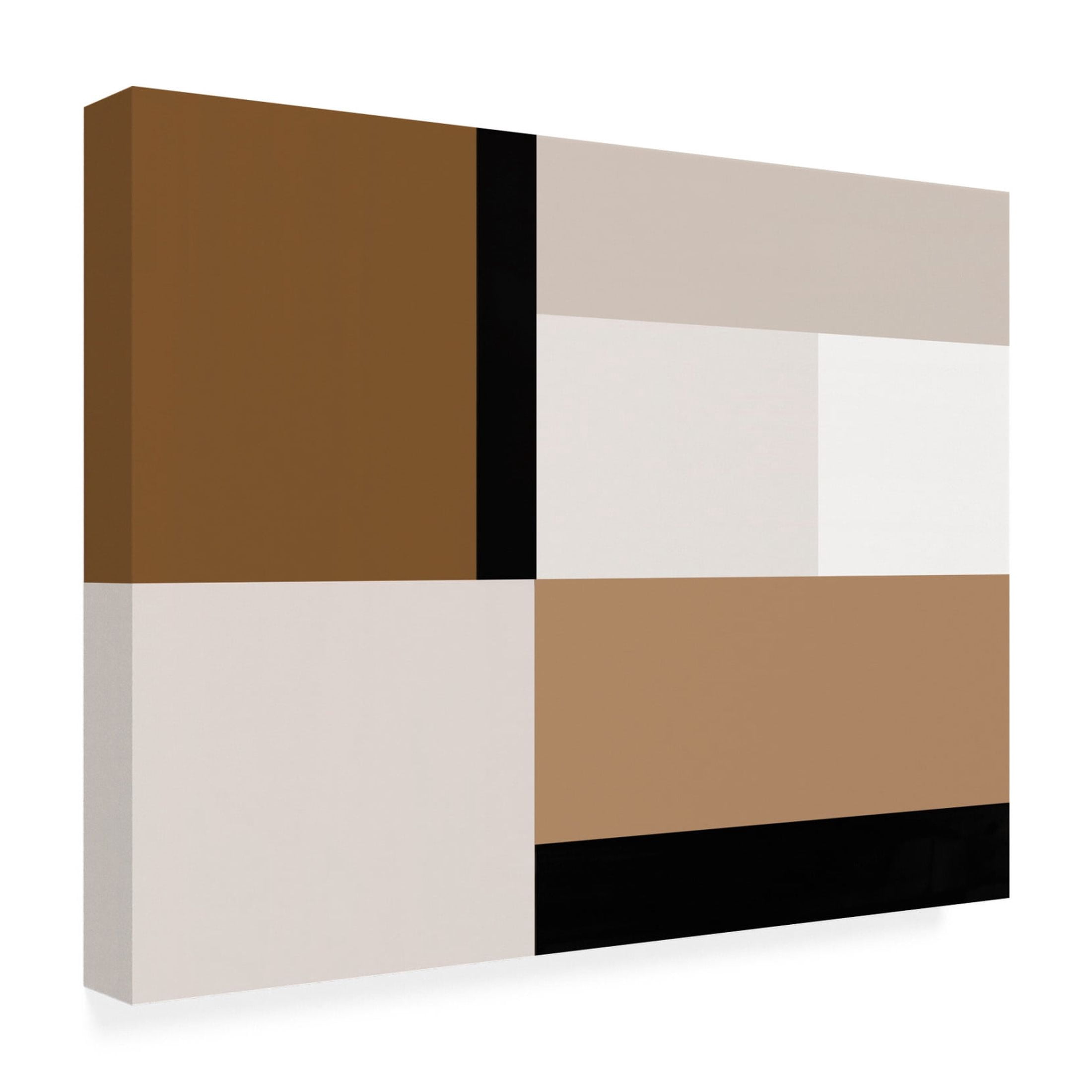 Trademark Fine Art June Erica Vess  Neutral Centerpoint I Canvas Wall Art