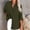 Army Green, variant on LYXSSBYX Womens Long Sleeve Dress Women's Funny Fashion Solid Color Buttons Long Sleeve Loose Tops Blouse