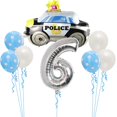 thumbnail image 1 of Globo de aluminio con forma de tren de tanque de coche de dibujos animados, suministros de decoración para fiesta de cumpleaños en casa, regalos para niños, juguetes para Baby Shower, 8 Uds., 1 of 4
