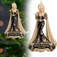 thumbnail image 2 of Dolly Christmas Ornament Parton Home Decor Christmas Tree Ornaments Hanging Dolly Christmas Tree Hanging Parton Country Music Theme Figurine Holly Christmas Ornament,Style-H, 2 of 5