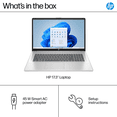 thumbnail image 4 of HP 17.3" FHD Laptop, AMD Ryzen 5 7430U, 32GB Memory, 1TB SSD, Windows 11 Home in S Mode, Natural Silver with Mazepoly Accessories, 4 of 6