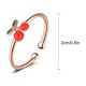 thumbnail image 3 of Jumpingount Anillo abierto Anillos de cereza Estilo elegante Forma de fruta Circlet Accesorio de moda Regalos de joyería para compromiso de boda Ropa, zapatos y accesorios Miscelánea, 3 of 6
