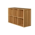 thumbnail image 6 of Better Homes & Gardens Ezra Modular L Desk with 6-Cube Storage, Light Honey Finish, 6 of 13