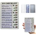 thumbnail image 1 of Checklist Memo Plastic Board, Detachable and Reusable Creative Memo Checklist for Check Items and Form Good Habit - Daily Task Planning Pad and List Maker, RV, 1 of 6