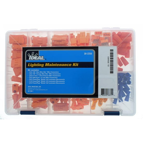 Ideal Industries Lighting Maintenance Kit, 170 Pieces