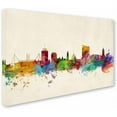 thumbnail image 2 of Trademark Fine Art "Cardiff Wales Skyline" Canvas Art by Michael Tompsett, 2 of 3